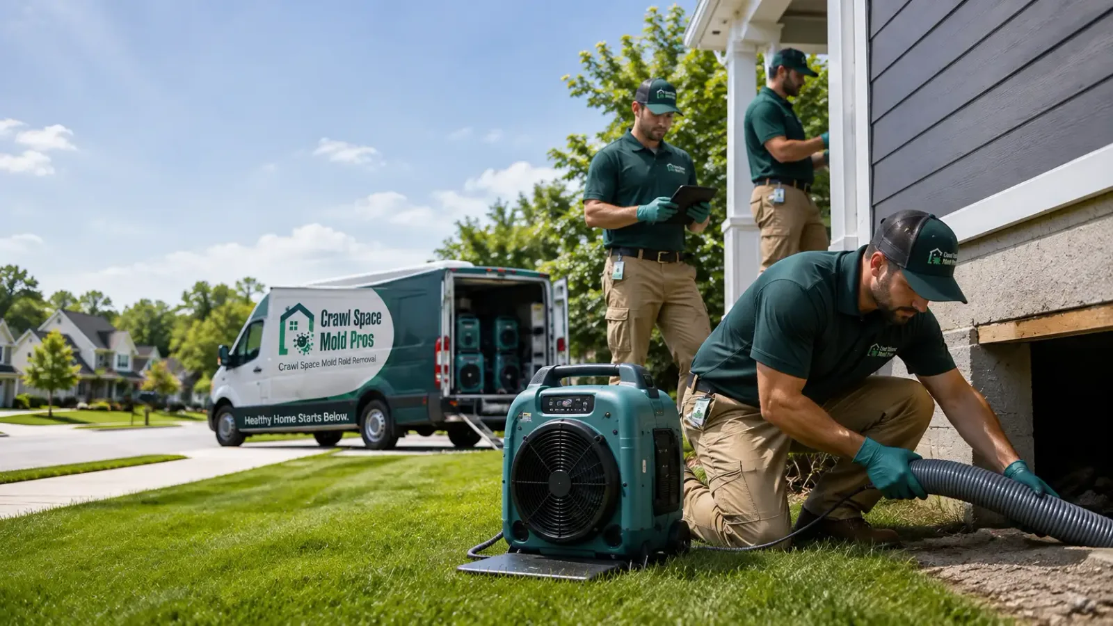 Crawl Space Mold Removal in Westport, WA